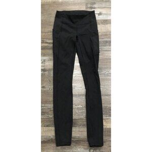 Lululemon Speed Up Tight Womens Size 2 Black Athletic Leggings 28"